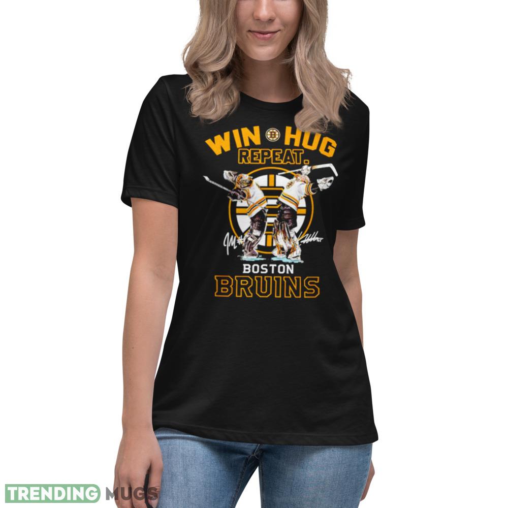 Win Hug repeat Boston Bruins signature Ideas T Shirts Dark Shirt Win Hug repeat Boston Bruins signature Ideas T Shirts Dark Shirt