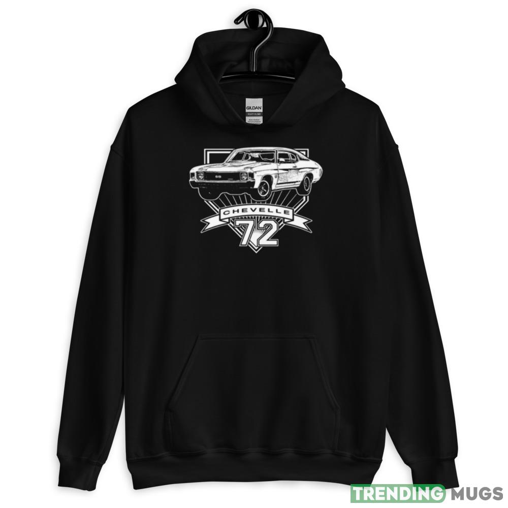 1972 Chevelle Vintage Car Art Design Shirt Dark Shirt 1972 Chevelle Vintage Car Art Design Shirt Dark Shirt