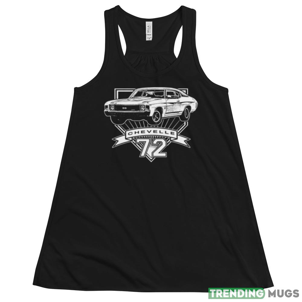 1972 Chevelle Vintage Car Art Design Shirt Dark Shirt 1972 Chevelle Vintage Car Art Design Shirt Dark Shirt
