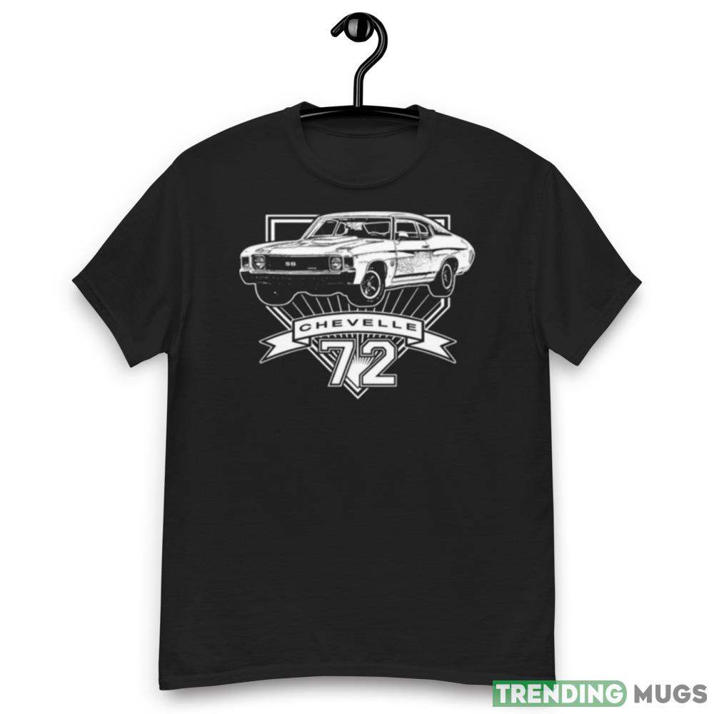 1972 Chevelle Vintage Car Art Design Shirt Dark Shirt 1972 Chevelle Vintage Car Art Design Shirt Dark Shirt