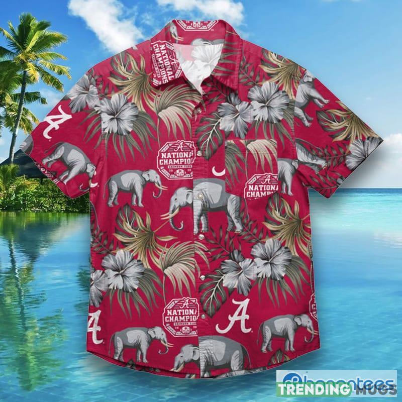 Alabama Crimson Tide NCAA 2023 Football National Champions Mens Widlife Hawaiian Shirt - Alabama Crimson Tide NCAA 2020 Football National Champions Mens Widlife Button Up Shirt_1