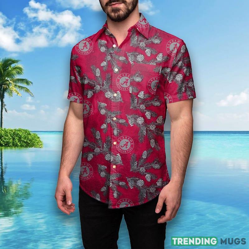 Alabama Crimson Tide NCAA Mens Pinecone Hawaiian Shirt Hawaiian Shirt Alabama Crimson Tide NCAA Mens Pinecone Hawaiian Shirt Hawaiian Shirt