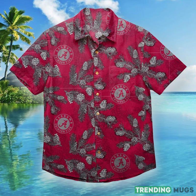 Alabama Crimson Tide NCAA Mens Pinecone Hawaiian Shirt - Alabama Crimson Tide NCAA Mens Pinecone Button Up Shirt_1 Alabama Crimson Tide NCAA Mens Pinecone Hawaiian Shirt - Alabama Crimson Tide NCAA Mens Pinecone Button Up Shirt_1