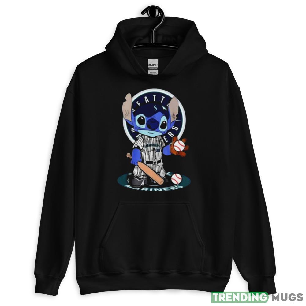Baby Stitch Seattle Mariners Baseball Logo 2023 T shirt Dark Shirt Baby Stitch Seattle Mariners Baseball Logo 2023 T shirt Dark Shirt