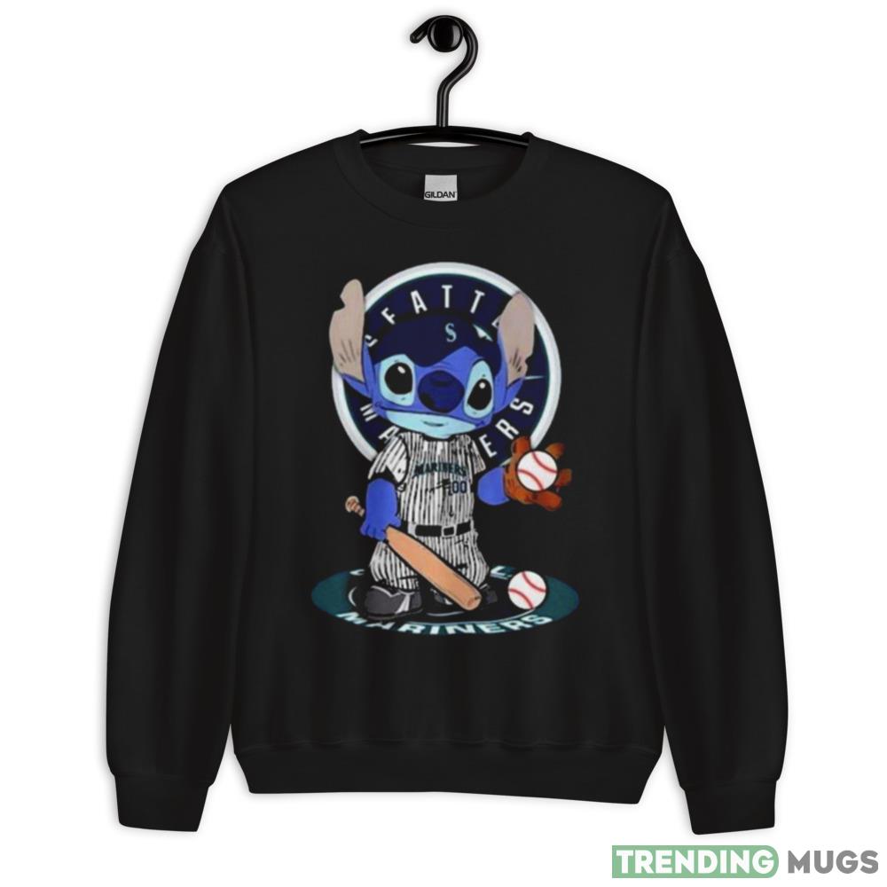 Baby Stitch Seattle Mariners Baseball Logo 2023 T shirt - 18000 Unisex Heavy Blend Crewneck Sweatshirt Baby Stitch Seattle Mariners Baseball Logo 2023 T shirt - 18000 Unisex Heavy Blend Crewneck Sweatshirt