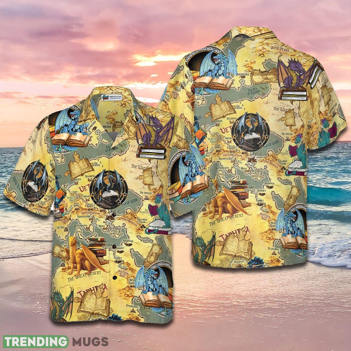 BOOKS DRAGON 3D Hawaiian Shirts Best For Mens And Women - BOOKS DRAGON Hawaiian Shirt, Best Gift For Husband, Wife, Boyfriend, Girlfriend, Friend, Family_1