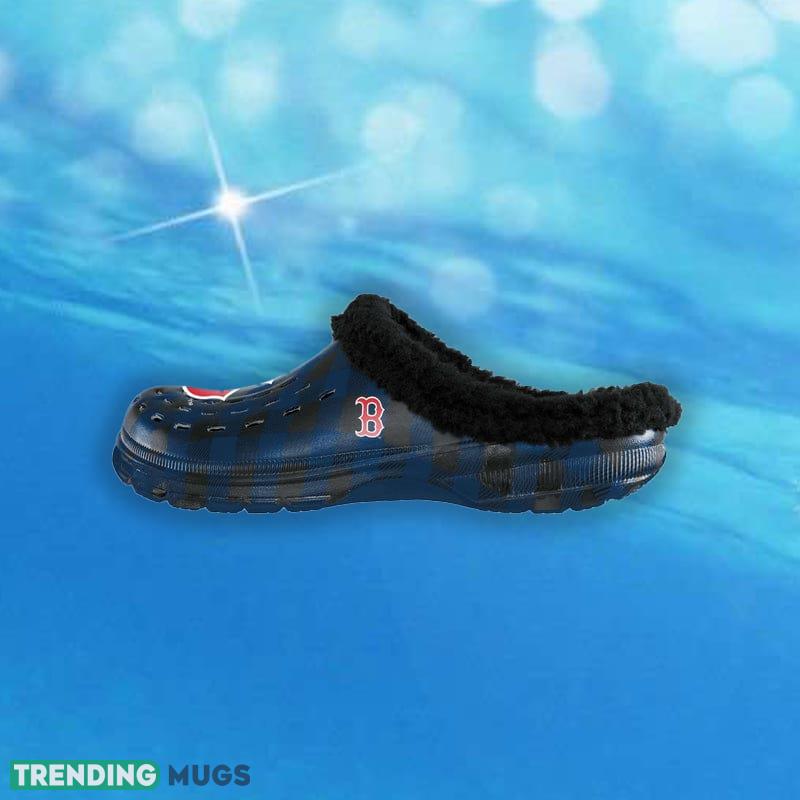 Boston Red Sox MLB Men And Women Sherpa Lined Buffalo Check Clog For Fans Clog Shoes Boston Red Sox MLB Men And Women Sherpa Lined Buffalo Check Clog For Fans Clog Shoes