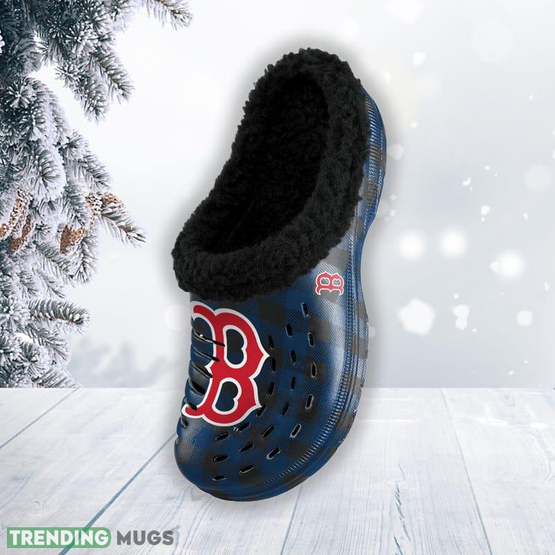 Boston Red Sox MLB Men And Women Sherpa Lined Buffalo Check Clog For Fans Clog Shoes Boston Red Sox MLB Men And Women Sherpa Lined Buffalo Check Clog For Fans Clog Shoes