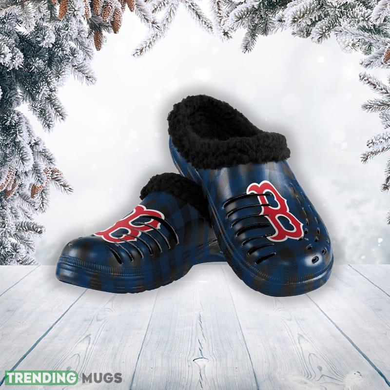 Boston Red Sox MLB Men And Women Sherpa Lined Buffalo Check Clog For Fans - Boston Red Sox MLB Mens Sherpa Lined Buffalo Check Clog_1 Boston Red Sox MLB Men And Women Sherpa Lined Buffalo Check Clog For Fans - Boston Red Sox MLB Mens Sherpa Lined Buffalo Check Clog_1
