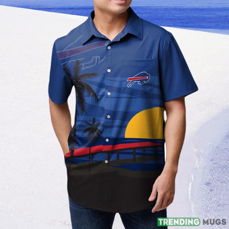 Buffalo Bills NFL Mens Tropical Sunset Hawaiian Shirt Hawaiian Shirt Buffalo Bills NFL Mens Tropical Sunset Hawaiian Shirt Hawaiian Shirt