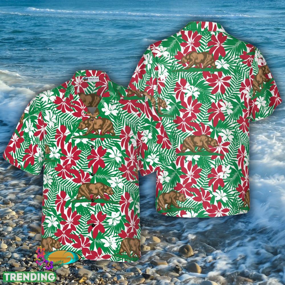 California Flag Seamless Pattern Usa 3D Hawaiian Shirt For Men And Women - California Flag Seamless Pattern Usa Hawaiian Shirt_1 California Flag Seamless Pattern Usa 3D Hawaiian Shirt For Men And Women - California Flag Seamless Pattern Usa Hawaiian Shirt_1