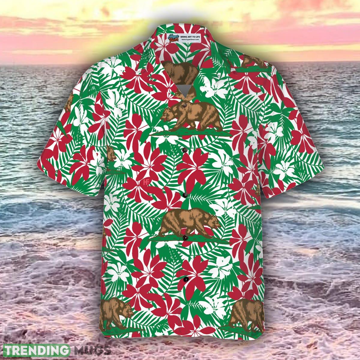 California Flag Seamless Pattern USA 3D Hawaiian Shirts Best For Mens And Women Hawaiian Shirt California Flag Seamless Pattern USA 3D Hawaiian Shirts Best For Mens And Women Hawaiian Shirt