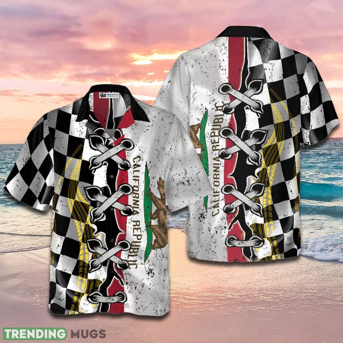 California Racing Flag 3D Hawaiian Shirts Best For Mens And Women - California Racing Flag Hawaiian Shirt, Best Gift For Friend, Family_1 California Racing Flag 3D Hawaiian Shirts Best For Mens And Women - California Racing Flag Hawaiian Shirt, Best Gift For Friend, Family_1