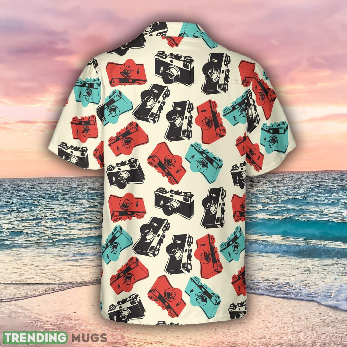 Camera Seamless Pattern Shirt For Men Hawaiian Shirt Best Photography Lover Hawaiian Shirt Camera Seamless Pattern Shirt For Men Hawaiian Shirt Best Photography Lover Hawaiian Shirt