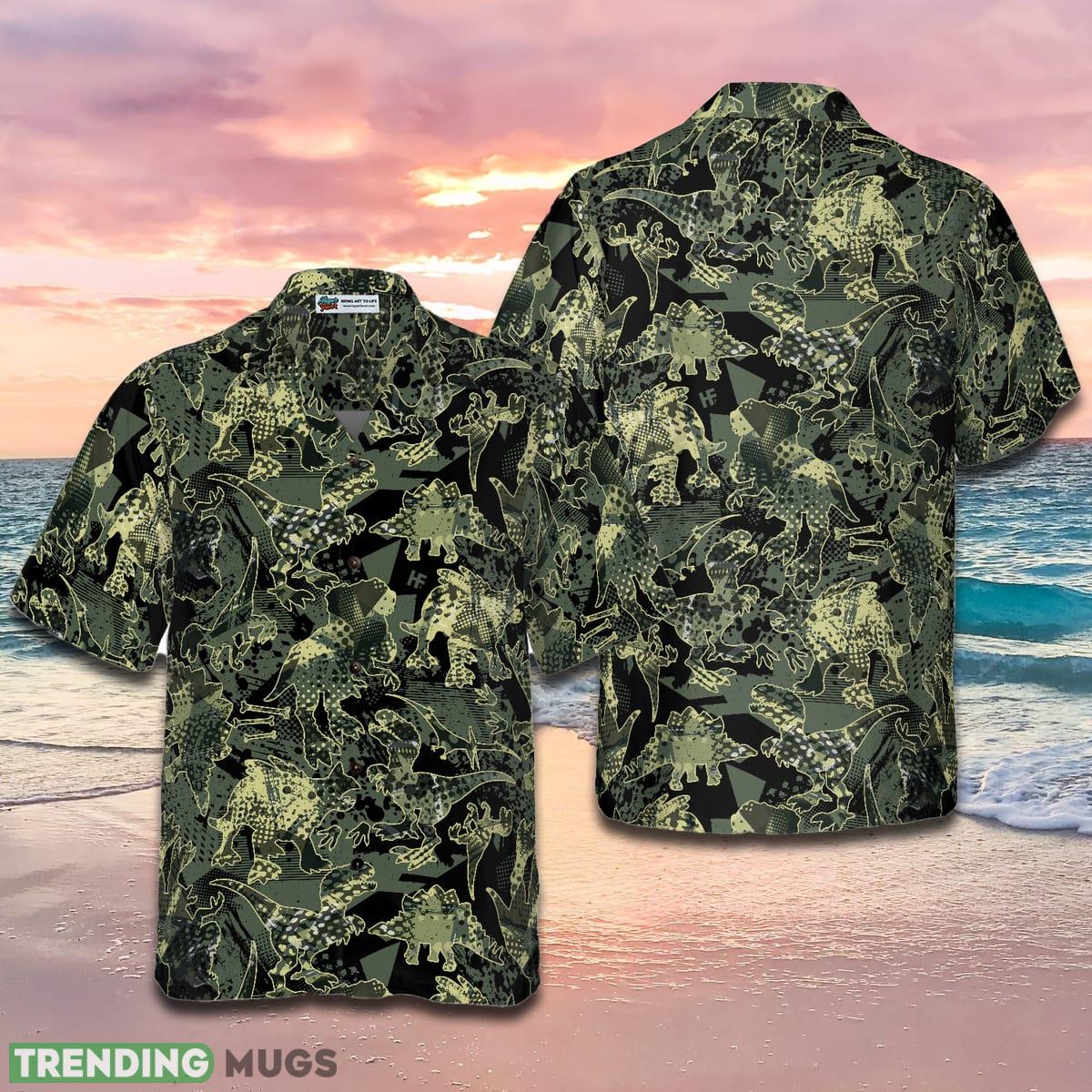 Camo Dinosaur Pattern Hawaiian Shirt Dinosaur Hawaiian Shirt Best Dinosaur Lover - Camo Dinosaur Pattern Hawaiian Shirt, Dinosaur Hawaiian Shirt, Best Gift For Dinosaur Lover, Friend, Family_1 Camo Dinosaur Pattern Hawaiian Shirt Dinosaur Hawaiian Shirt Best Dinosaur Lover - Camo Dinosaur Pattern Hawaiian Shirt, Dinosaur Hawaiian Shirt, Best Gift For Dinosaur Lover, Friend, Family_1