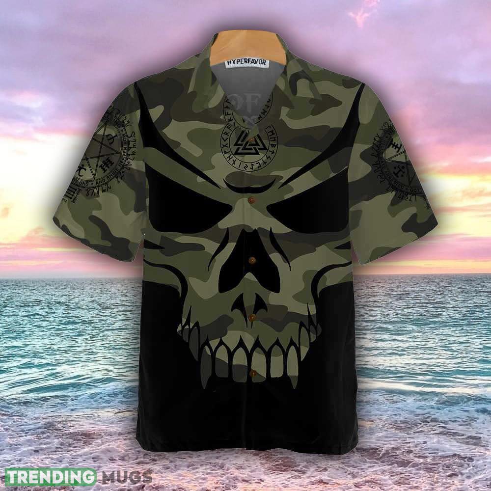 Camouflage Skull Viking Hawaiian Shirt Son Of Odin Viking Shirt Best Hawaiian Shirt Camouflage Skull Viking Hawaiian Shirt Son Of Odin Viking Shirt Best Hawaiian Shirt