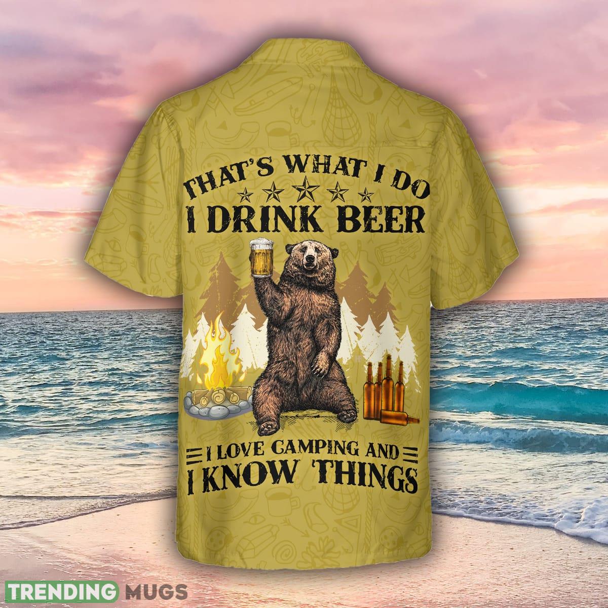Camping Bear Drink Beer 3D Hawaiian Shirts Best Camping For Mens And Women Hawaiian Shirt Camping Bear Drink Beer 3D Hawaiian Shirts Best Camping For Mens And Women Hawaiian Shirt