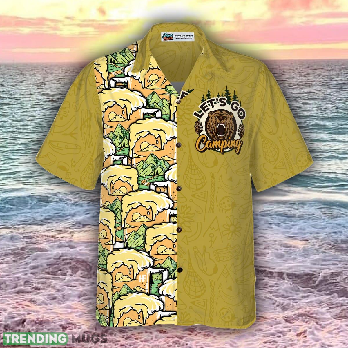 Camping Bear Drink Beer 3D Hawaiian Shirts Best Camping For Mens And Women Hawaiian Shirt Camping Bear Drink Beer 3D Hawaiian Shirts Best Camping For Mens And Women Hawaiian Shirt