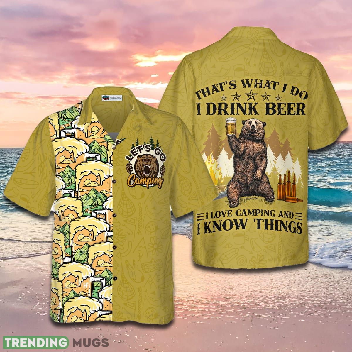 Camping Bear Drink Beer 3D Hawaiian Shirts Best Camping For Mens And Women - Camping Bear Drink Beer Hawaiian Shirt, Best Gift For Camping, Friend, Family_1 Camping Bear Drink Beer 3D Hawaiian Shirts Best Camping For Mens And Women - Camping Bear Drink Beer Hawaiian Shirt, Best Gift For Camping, Friend, Family_1