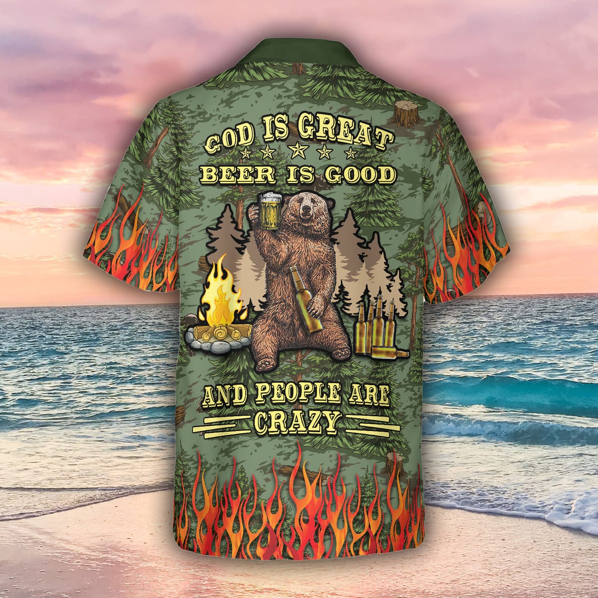 Camping Sheriff Bear Drink Beer Hawaiian Shirt Funny Beer And Camping Shirt For Men And Women Best Camping Hawaiian Shirt Camping Sheriff Bear Drink Beer Hawaiian Shirt Funny Beer And Camping Shirt For Men And Women Best Camping Hawaiian Shirt