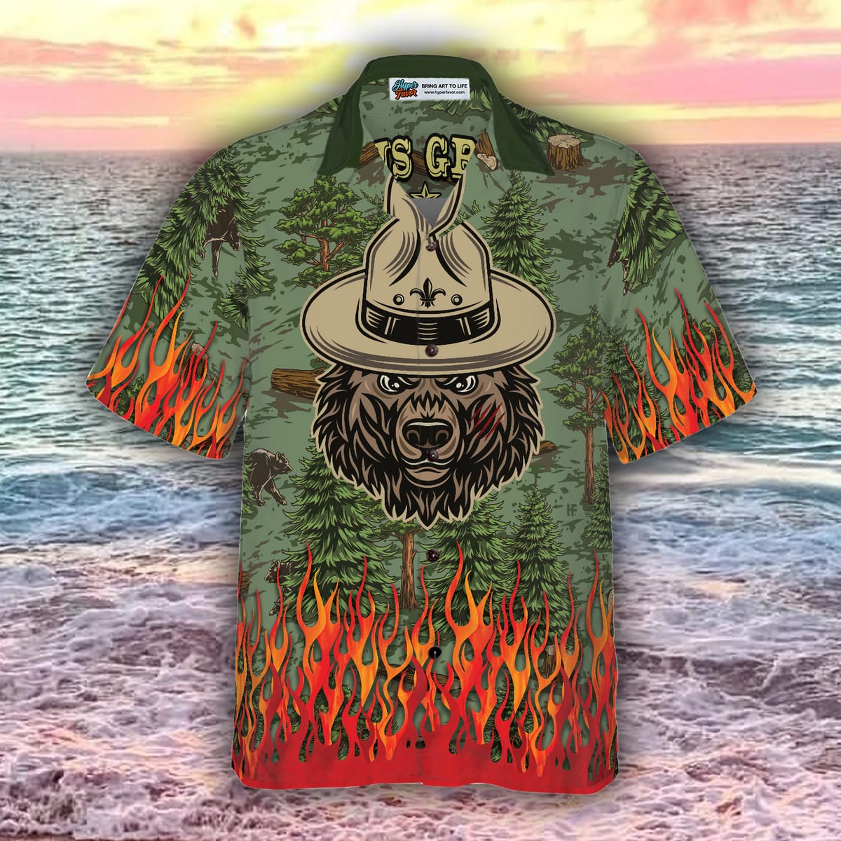 Camping Sheriff Bear Drink Beer Hawaiian Shirt Funny Beer And Camping Shirt For Men And Women Best Camping Hawaiian Shirt Camping Sheriff Bear Drink Beer Hawaiian Shirt Funny Beer And Camping Shirt For Men And Women Best Camping Hawaiian Shirt