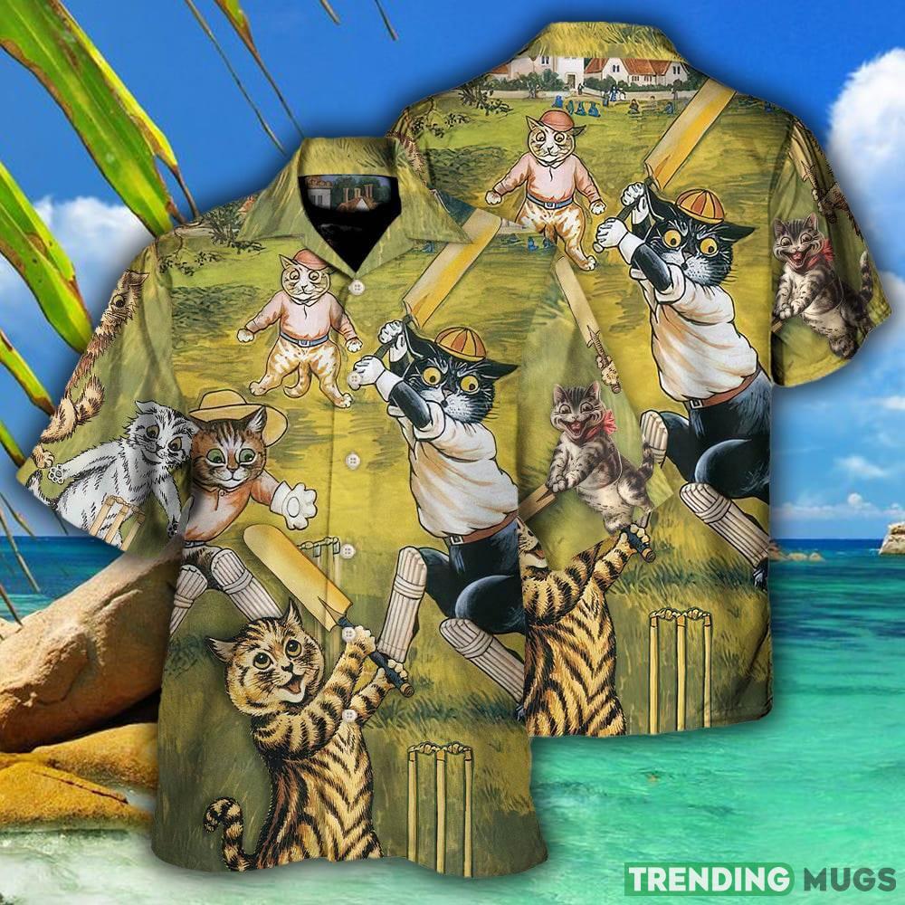 Cat Play Cricket Funny We Love Cricket 3D Hawaiian Shirt Animal Gift For Mens - Cat Play Cricket Funny We Love Cricket 3D Hawaiian Shirt Animal Gift For Mens Cat Play Cricket Funny We Love Cricket 3D Hawaiian Shirt Animal Gift For Mens - Cat Play Cricket Funny We Love Cricket 3D Hawaiian Shirt Animal Gift For Mens