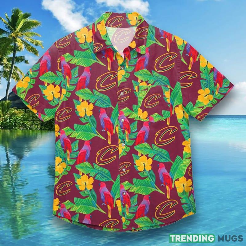 Cleveland Cavaliers NBA Mens Floral Hawaiian Shirt - Cleveland Cavaliers NBA Mens Floral Button Up Shirt_1 Cleveland Cavaliers NBA Mens Floral Hawaiian Shirt - Cleveland Cavaliers NBA Mens Floral Button Up Shirt_1