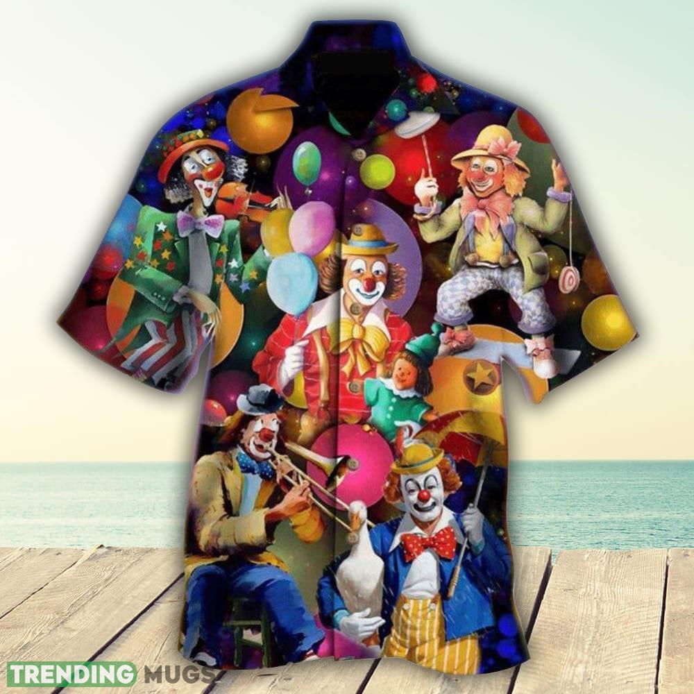Clown Funny Happy Love Life 3D Hawaiian For Men And Women Shirt - Clown Funny Happy Love Life 3D Hawaiian For Men And Women Shirt Clown Funny Happy Love Life 3D Hawaiian For Men And Women Shirt - Clown Funny Happy Love Life 3D Hawaiian For Men And Women Shirt