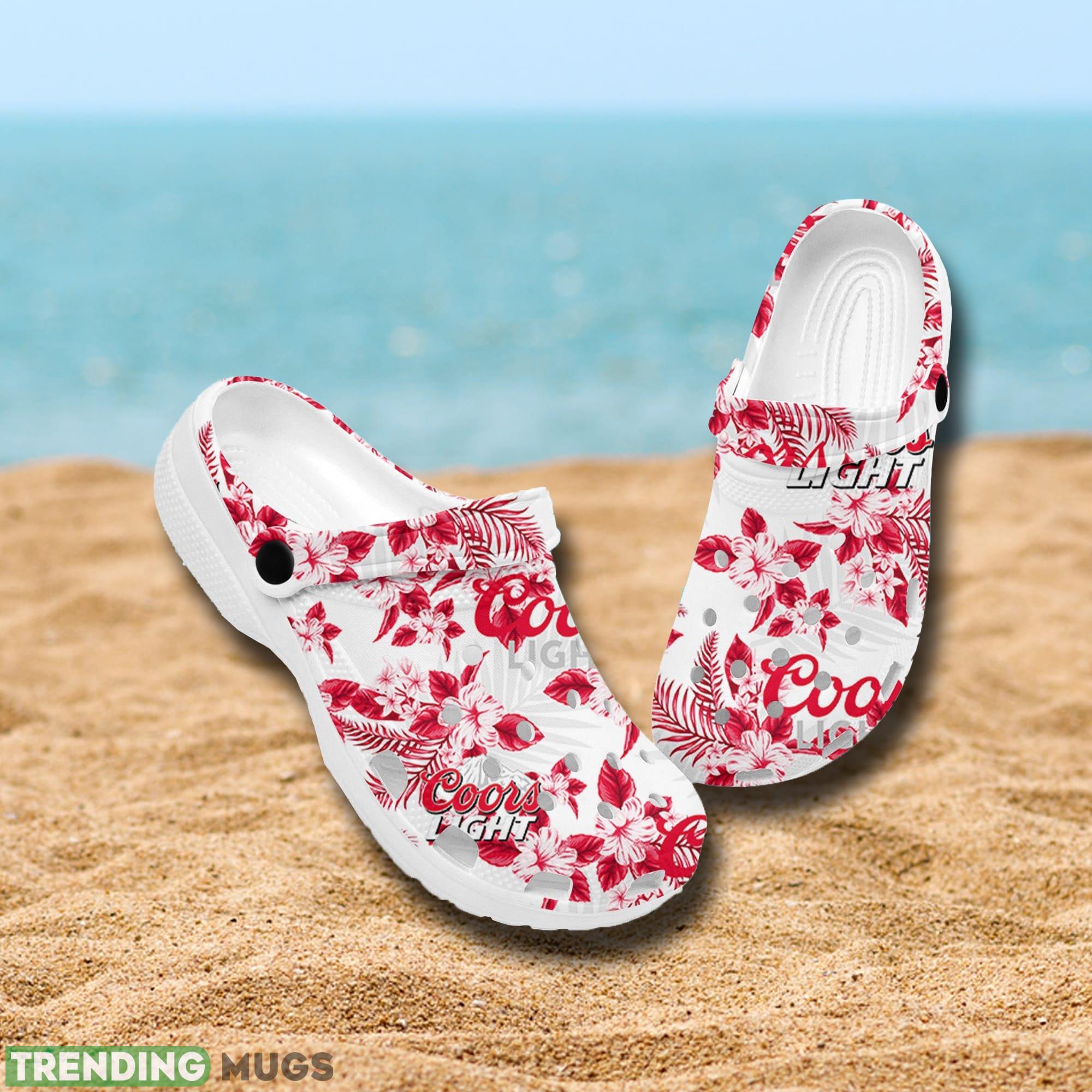 Coors Light Flowers Clog Shoes Print For Men And Women - Coors Light Hawaiian Flowers Pattern Shirt, hawaii beer Loves Shirt, Summer Hawaii Shirt Beer, Gift for Him and Her_6 Coors Light Flowers Clog Shoes Print For Men And Women - Coors Light Hawaiian Flowers Pattern Shirt, hawaii beer Loves Shirt, Summer Hawaii Shirt Beer, Gift for Him and Her_6