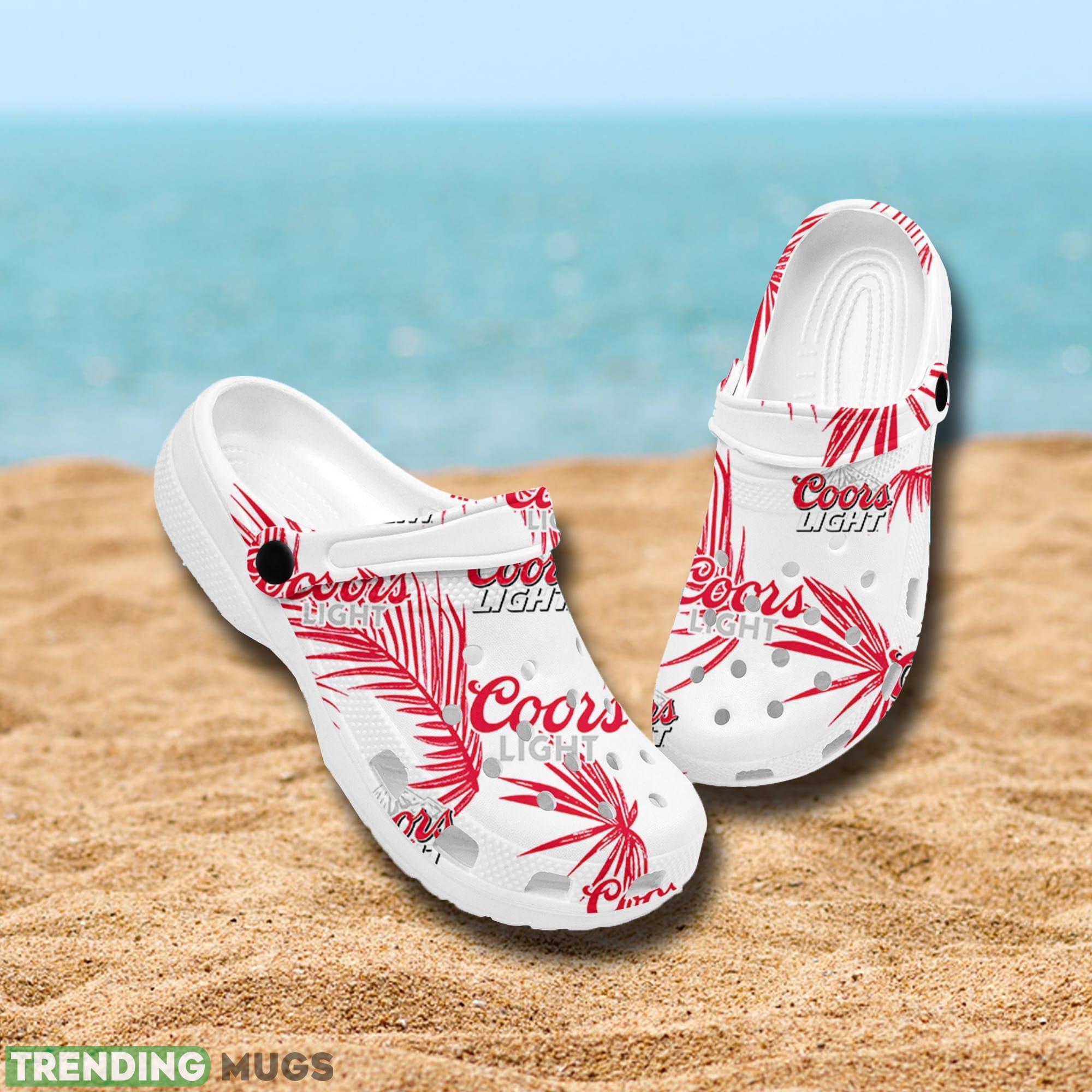 Coors Light Palm Leaves Clog Shoes Print For Men And Women - Coors Light Hawaiian Palm Leaves Pattern Shirt, hawaii beer Loves Shirt, Summer Hawaii Shirt Beer, Gift for Him and Her_6 Coors Light Palm Leaves Clog Shoes Print For Men And Women - Coors Light Hawaiian Palm Leaves Pattern Shirt, hawaii beer Loves Shirt, Summer Hawaii Shirt Beer, Gift for Him and Her_6