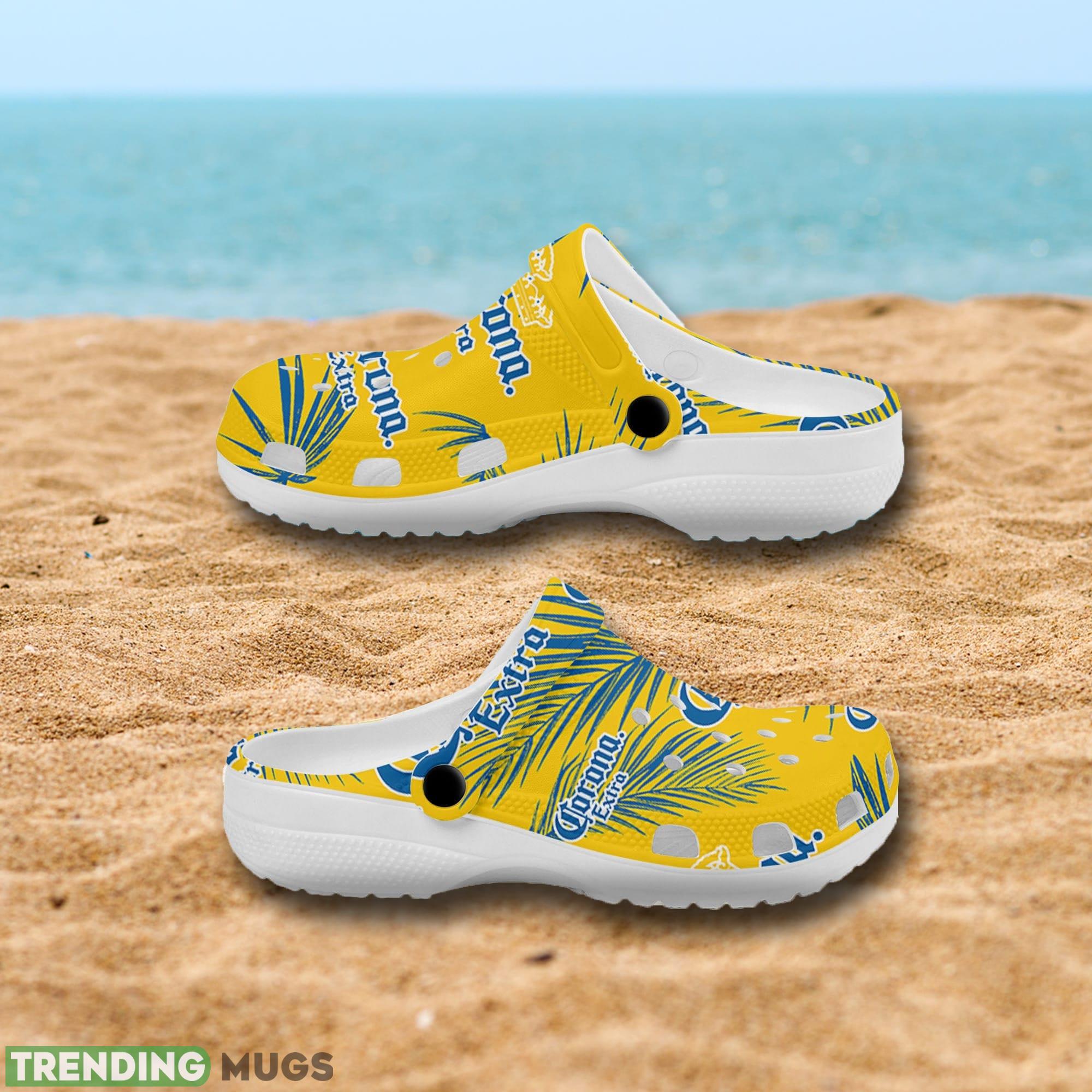 Corona Palm Leaves Clog Shoes Print For Men And Women Clog Shoes Corona Palm Leaves Clog Shoes Print For Men And Women Clog Shoes