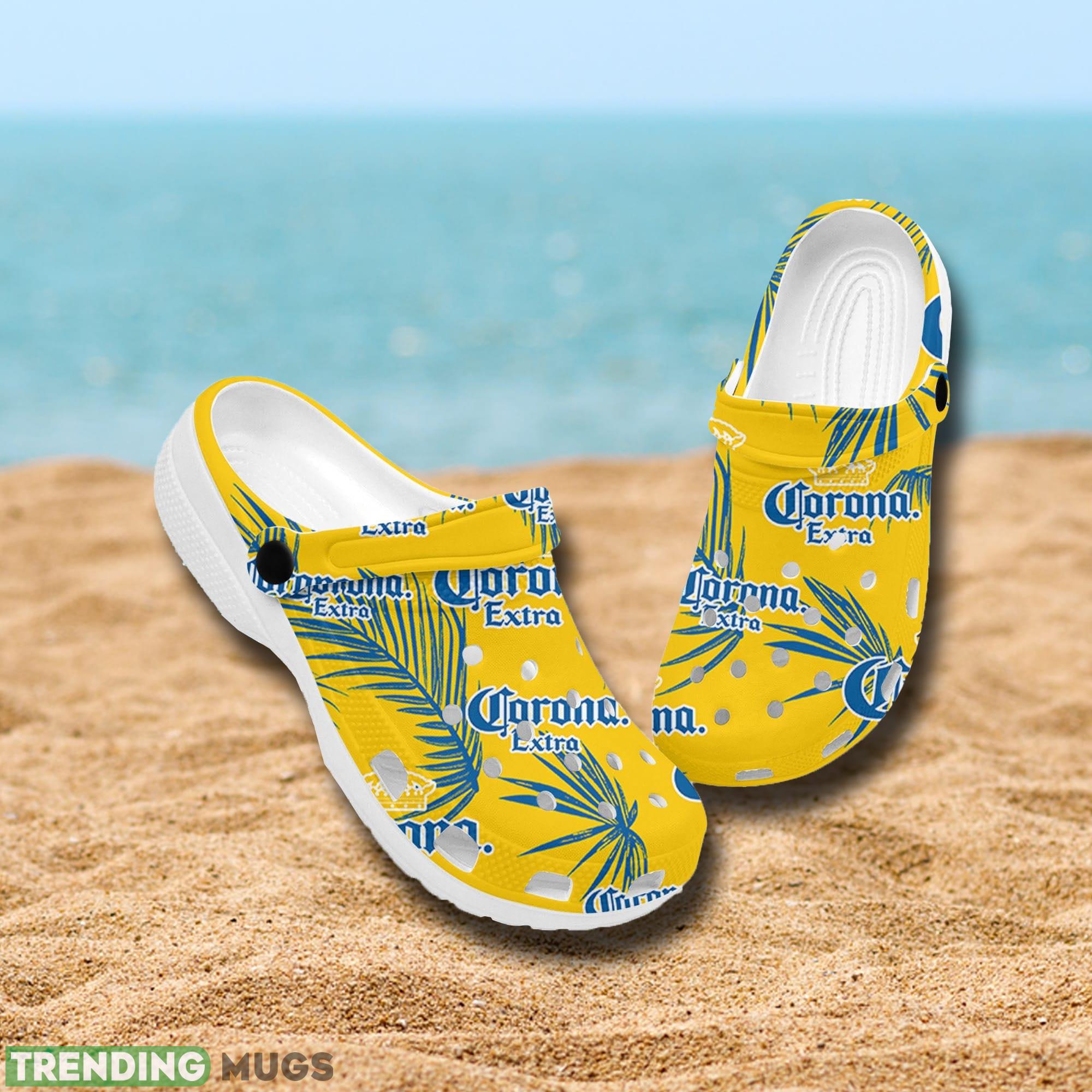 Corona Palm Leaves Clog Shoes Print For Men And Women - Corona Hawaiian Palm Leaves Pattern Shirt, hawaii beer Loves Shirt, Summer Hawaii Shirt Beer, Gift for Him and Her_6 Corona Palm Leaves Clog Shoes Print For Men And Women - Corona Hawaiian Palm Leaves Pattern Shirt, hawaii beer Loves Shirt, Summer Hawaii Shirt Beer, Gift for Him and Her_6