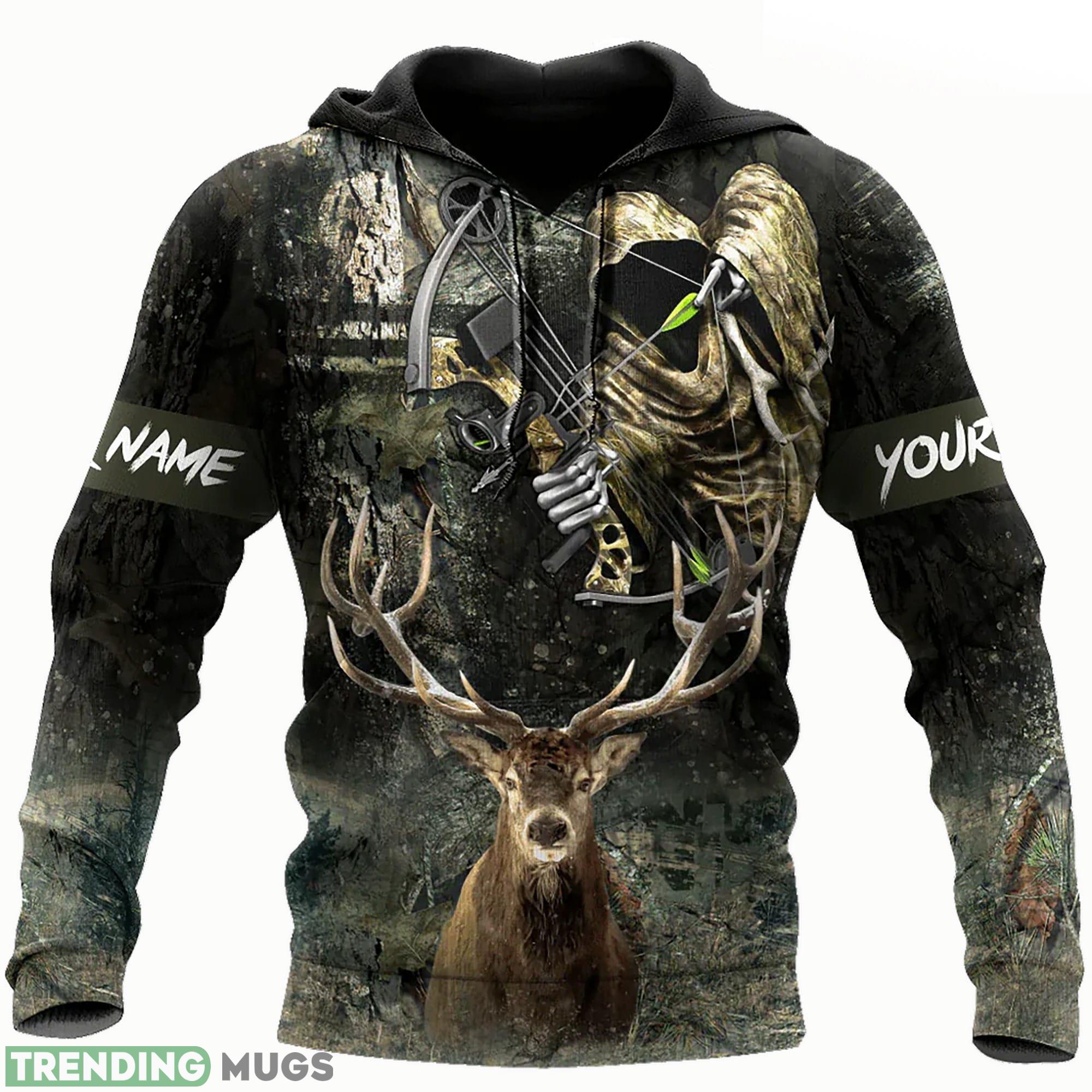 Custom Name Deer Hunting Bow Grim Reaper 3D All Over Print Hoodie For Mens - Customized Deer Hunting Bow Grim Reaper 3D All Over Print Hoodie Size S-5XL_1 Custom Name Deer Hunting Bow Grim Reaper 3D All Over Print Hoodie For Mens - Customized Deer Hunting Bow Grim Reaper 3D All Over Print Hoodie Size S-5XL_1
