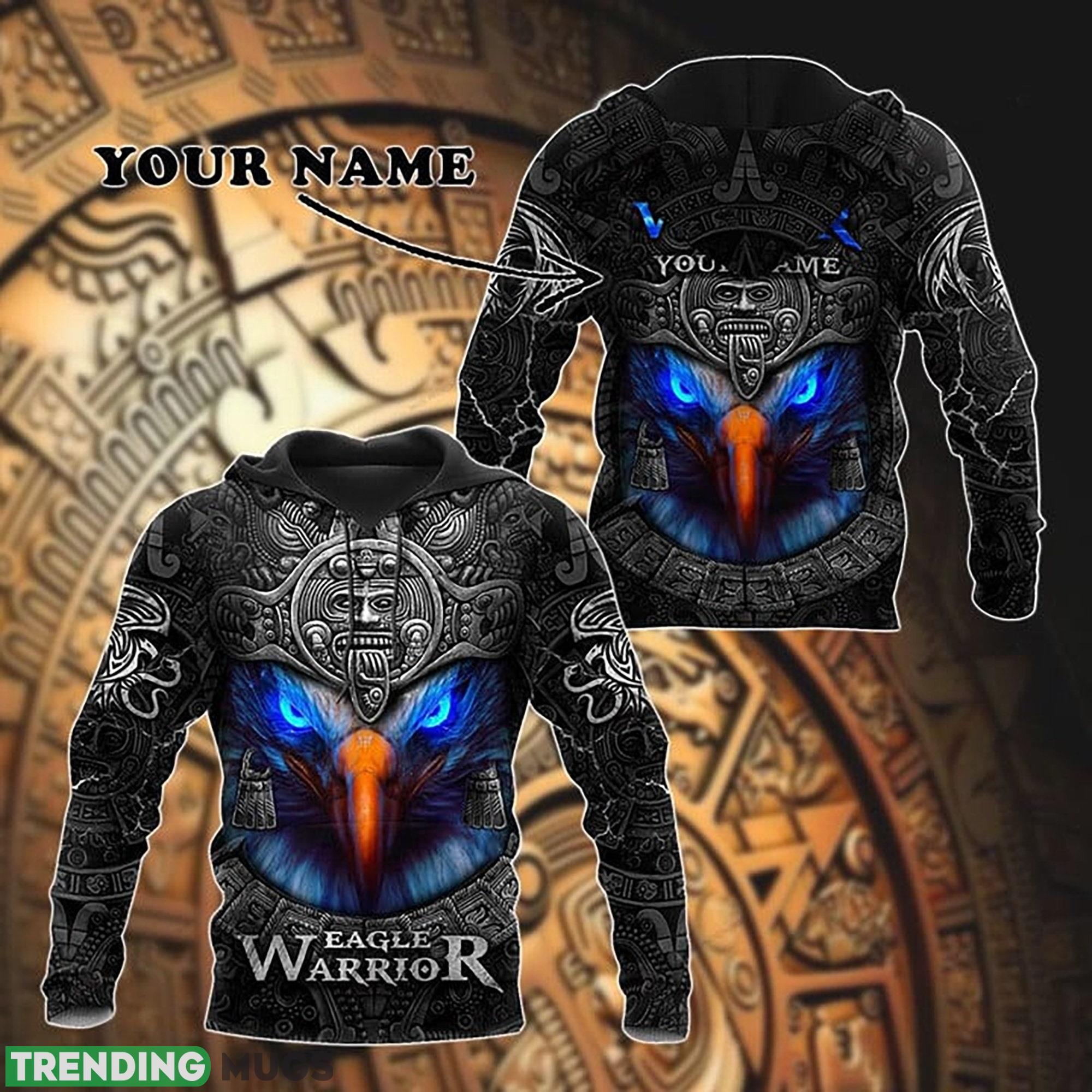 Custom Name Mexico Aztec Calendar Eagle Warrior 3D All Over Print Hoodie For Mens - Customize Mexico Aztec Calendar Eagle Warrior 3D All Over Print Hoodie Size S-5XL_1 Custom Name Mexico Aztec Calendar Eagle Warrior 3D All Over Print Hoodie For Mens - Customize Mexico Aztec Calendar Eagle Warrior 3D All Over Print Hoodie Size S-5XL_1