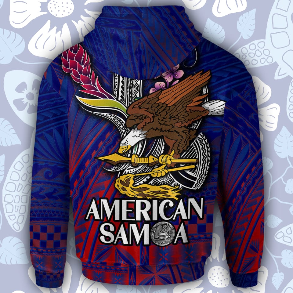 Custom Seal With National Flowers Polynesian Patterns Customized Polynesian Design Christmas American Samoa Hoodies 3D Hoodies Custom Seal With National Flowers Polynesian Patterns Customized Polynesian Design Christmas American Samoa Hoodies 3D Hoodies