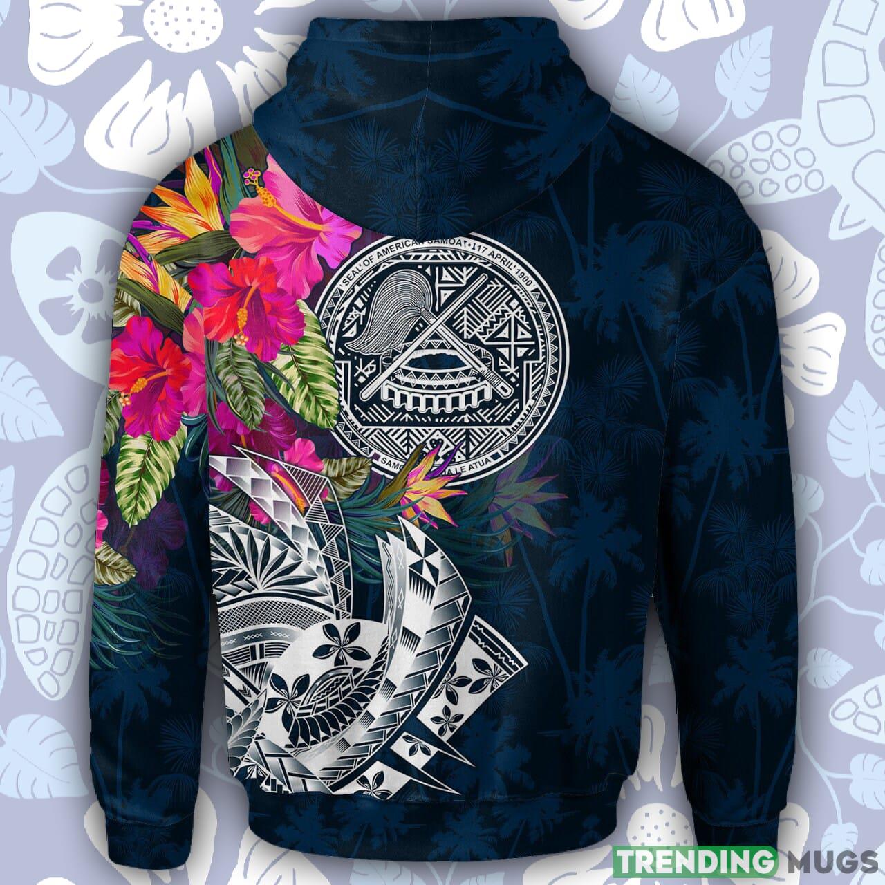 Customized Polynesian Design Hoodie Style Blue Hoodie Christmas American Samoa Hoodies 3D Hoodies Customized Polynesian Design Hoodie Style Blue Hoodie Christmas American Samoa Hoodies 3D Hoodies