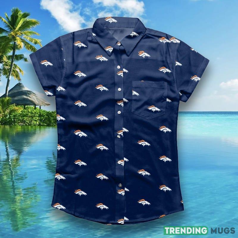 Denver Broncos NFL Logo Blast Womens Hawaiian Shirt Hawaiian Shirt Denver Broncos NFL Logo Blast Womens Hawaiian Shirt Hawaiian Shirt