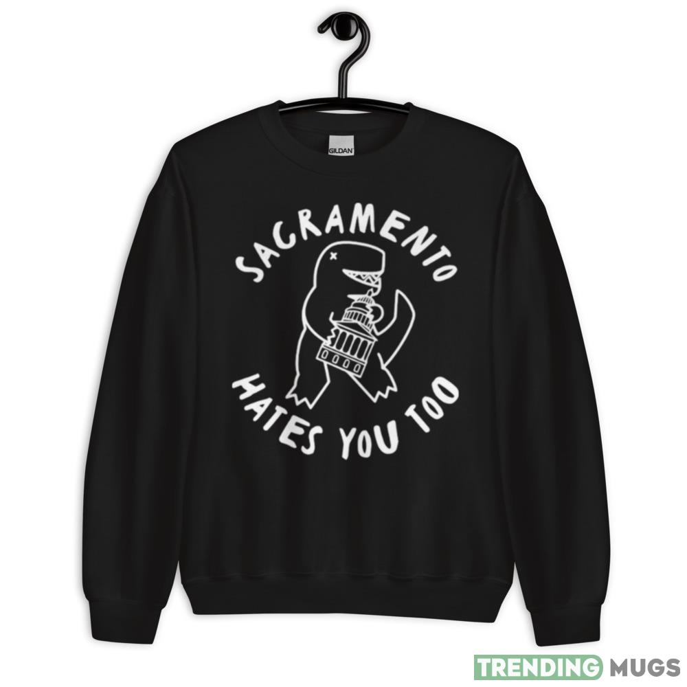 Design Pizzasaurus rex sacramento hates you too 2023 T Shirt - 18000 Unisex Heavy Blend Crewneck Sweatshirt Design Pizzasaurus rex sacramento hates you too 2023 T Shirt - 18000 Unisex Heavy Blend Crewneck Sweatshirt