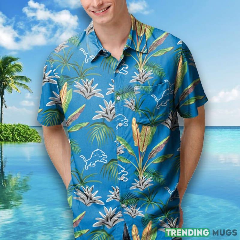 Detroit Lions NFL Mens Victory Vacay Hawaiian Shirt Hawaiian Shirt Detroit Lions NFL Mens Victory Vacay Hawaiian Shirt Hawaiian Shirt