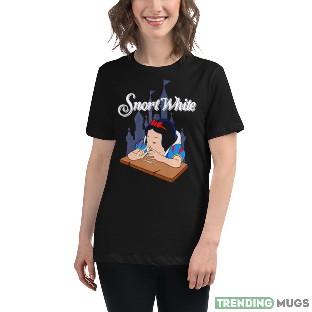 Disney Snow White Snort white shirt Dark Shirt Disney Snow White Snort white shirt Dark Shirt