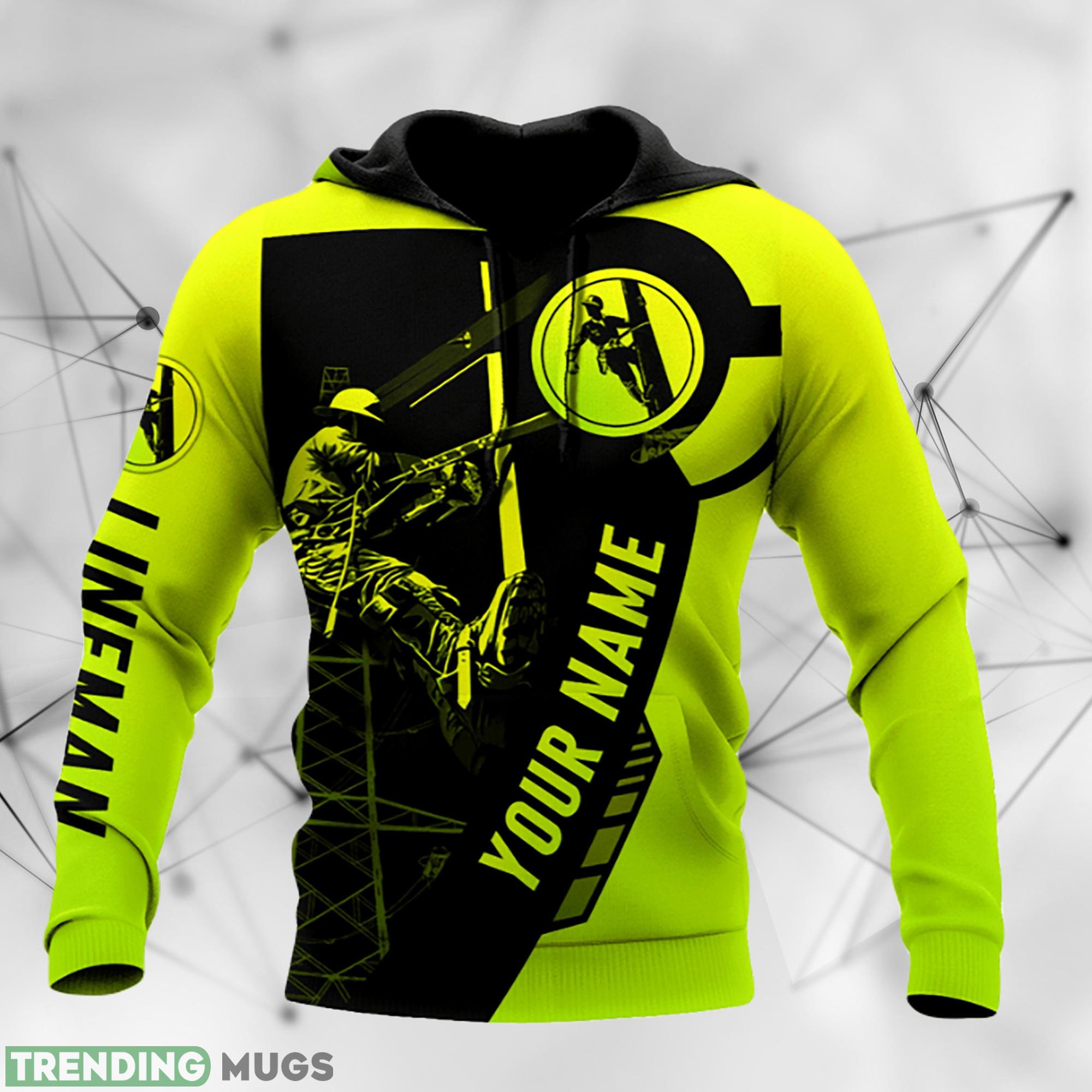 Electrician And Lineman Custom Name Safety 3D All Over Print Hoodie For Mens - Electrician And Lineman Personalized Safety 3D All Over Print Hoodie Size S-5XL_1 Electrician And Lineman Custom Name Safety 3D All Over Print Hoodie For Mens - Electrician And Lineman Personalized Safety 3D All Over Print Hoodie Size S-5XL_1