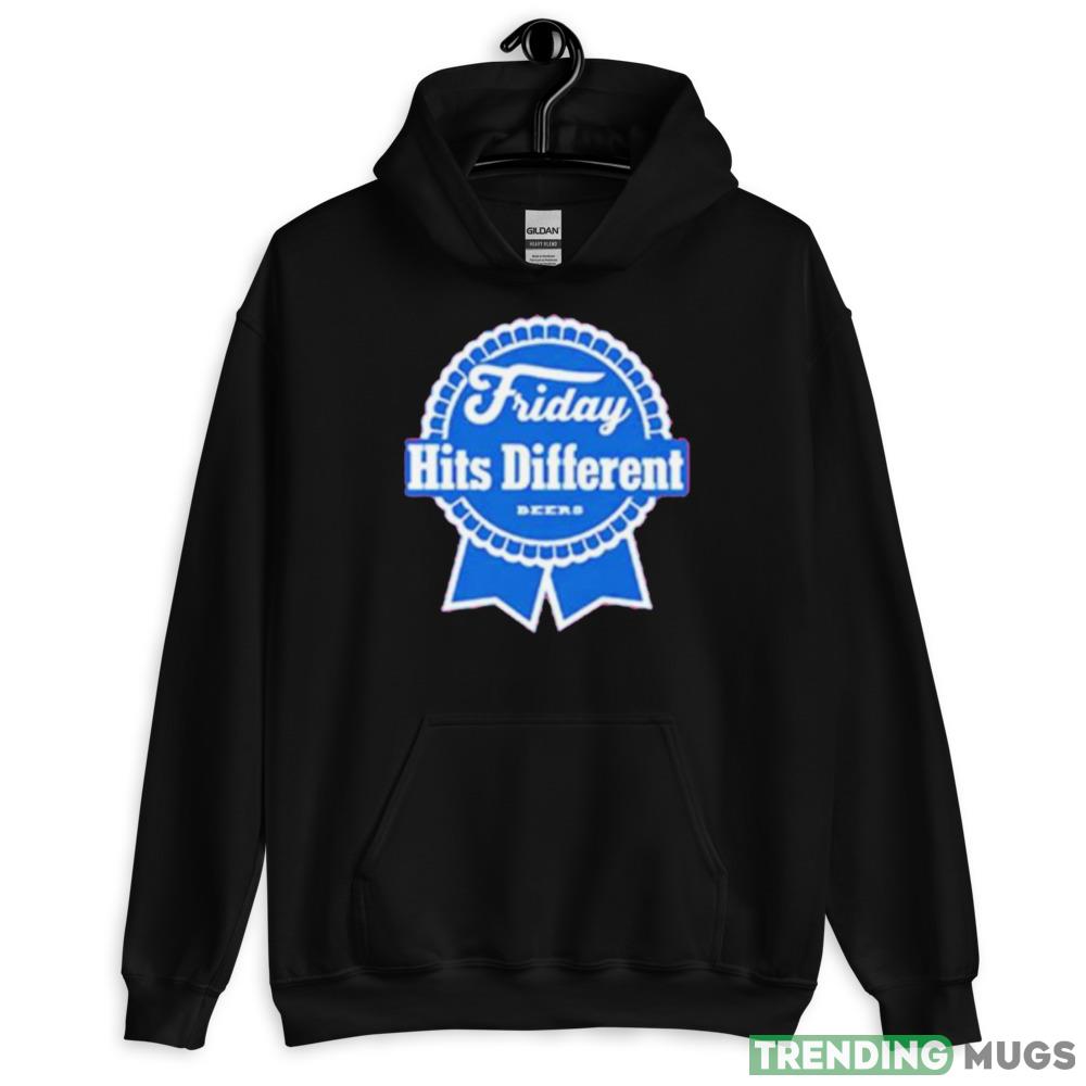 Friday hits different Design Shirt Dark Shirt Friday hits different Design Shirt Dark Shirt