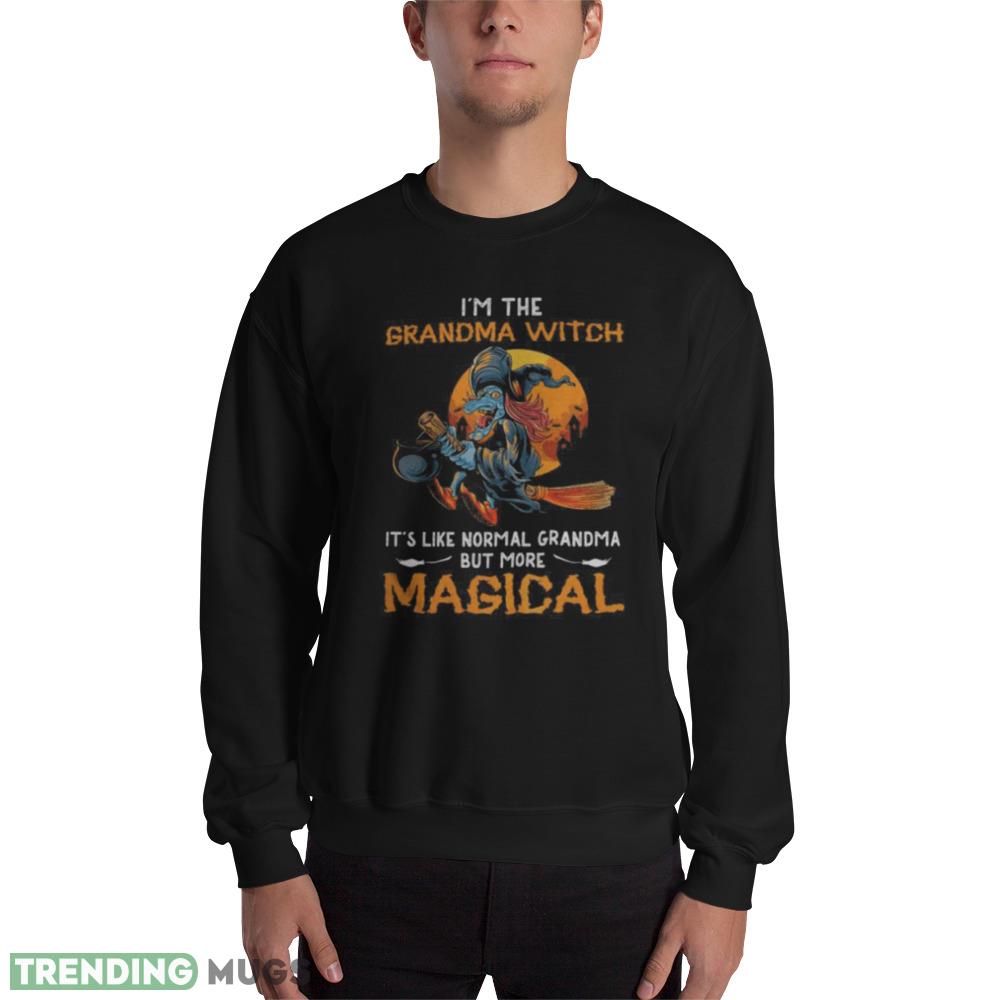Gifts Im The Grandma Witch Its Like Normal Grandma But More Magical Shirt - 18000 Unisex Heavy Blend Crewneck Sweatshirt Gifts Im The Grandma Witch Its Like Normal Grandma But More Magical Shirt - 18000 Unisex Heavy Blend Crewneck Sweatshirt
