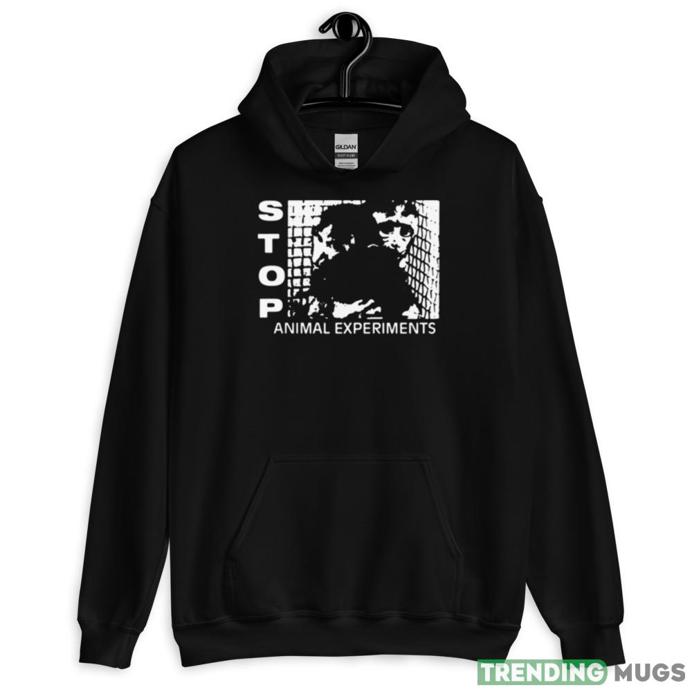 Go Vegan Stop Animal Experiments Design Shirt Dark Shirt Go Vegan Stop Animal Experiments Design Shirt Dark Shirt