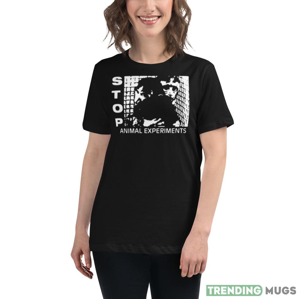 Go Vegan Stop Animal Experiments Design Shirt Dark Shirt Go Vegan Stop Animal Experiments Design Shirt Dark Shirt
