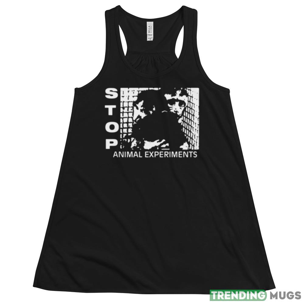 Go Vegan Stop Animal Experiments Design Shirt Dark Shirt Go Vegan Stop Animal Experiments Design Shirt Dark Shirt