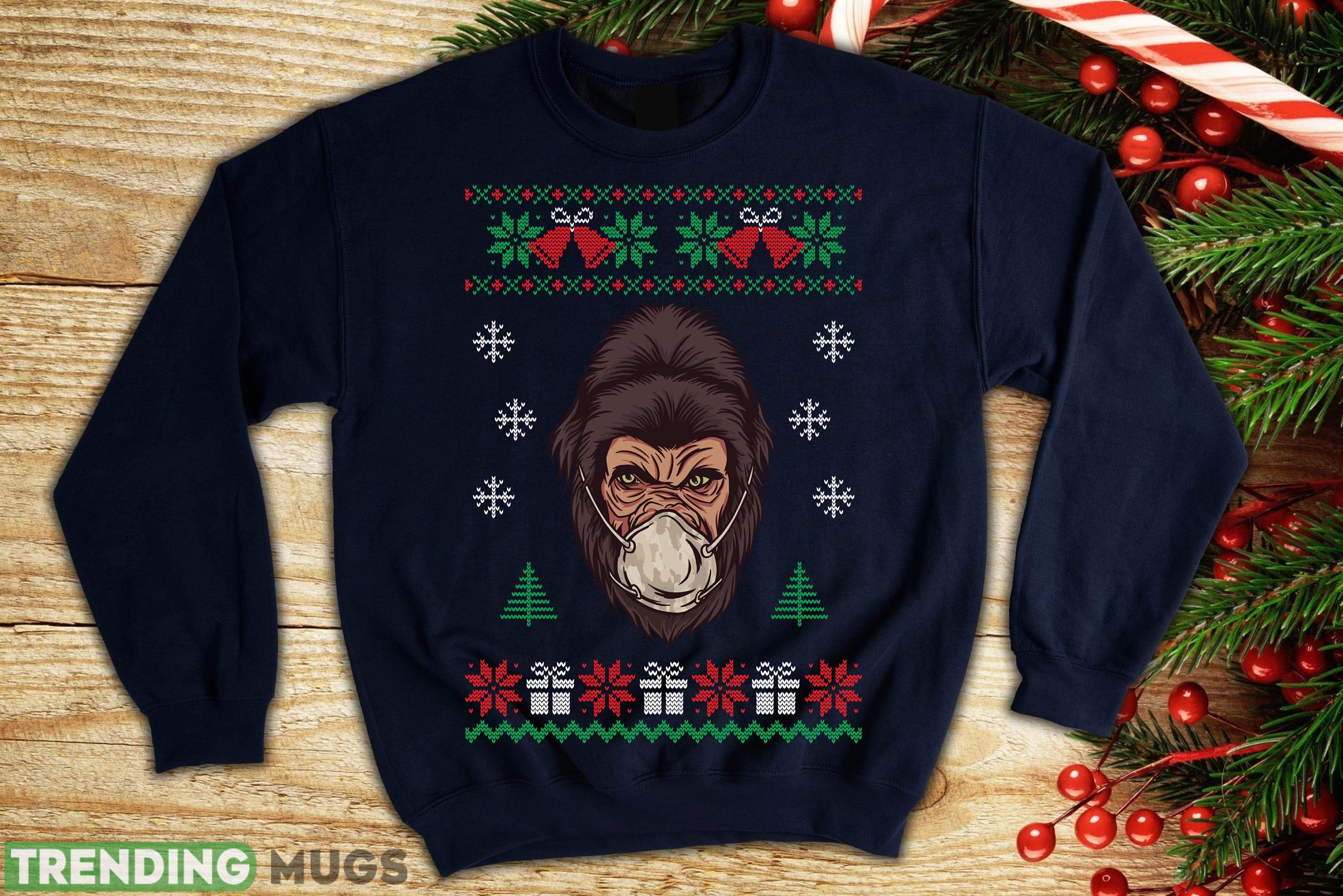 gorilla face mask ugly sweatshirt pandemic sweatshirt For Christmas - gorilla face mask Christmas sweater, ugly christmas sweater, ugly christmas sweater women,ugly christmas sweater men, pandemic sweater_1 gorilla face mask ugly sweatshirt pandemic sweatshirt For Christmas - gorilla face mask Christmas sweater, ugly christmas sweater, ugly christmas sweater women,ugly christmas sweater men, pandemic sweater_1