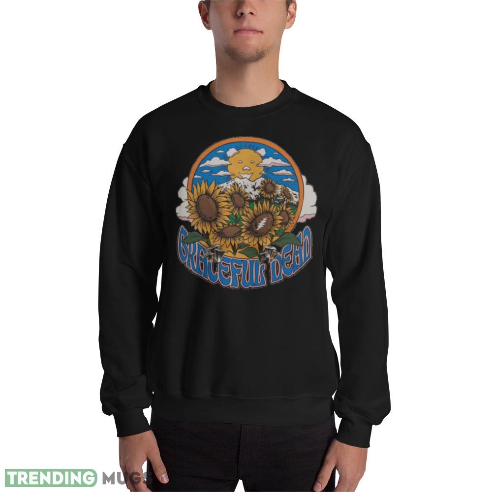 Grateful Dead Sunflowers Graphics Black Shirt - 18000 Unisex Heavy Blend Crewneck Sweatshirt Grateful Dead Sunflowers Graphics Black Shirt - 18000 Unisex Heavy Blend Crewneck Sweatshirt
