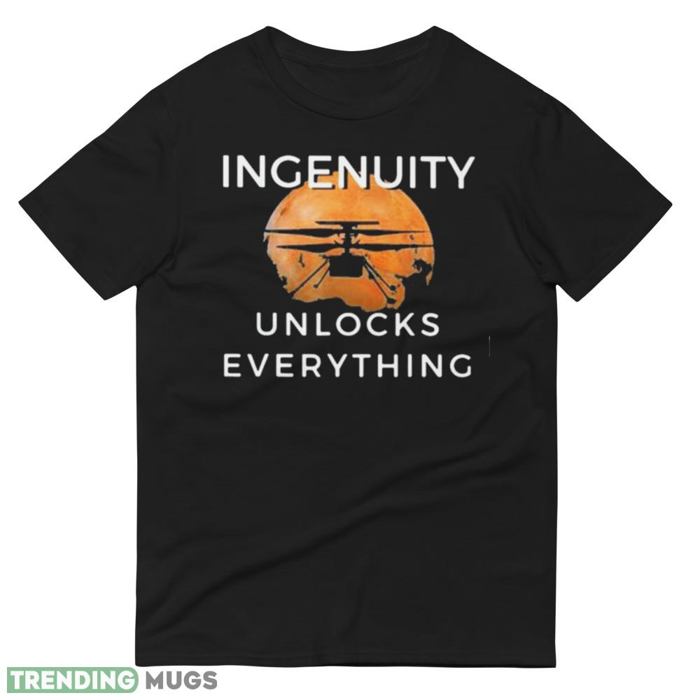 Great Ingenuity Unlocks Everything Perseverance Rover Nasa Shirt Dark Shirt Great Ingenuity Unlocks Everything Perseverance Rover Nasa Shirt Dark Shirt