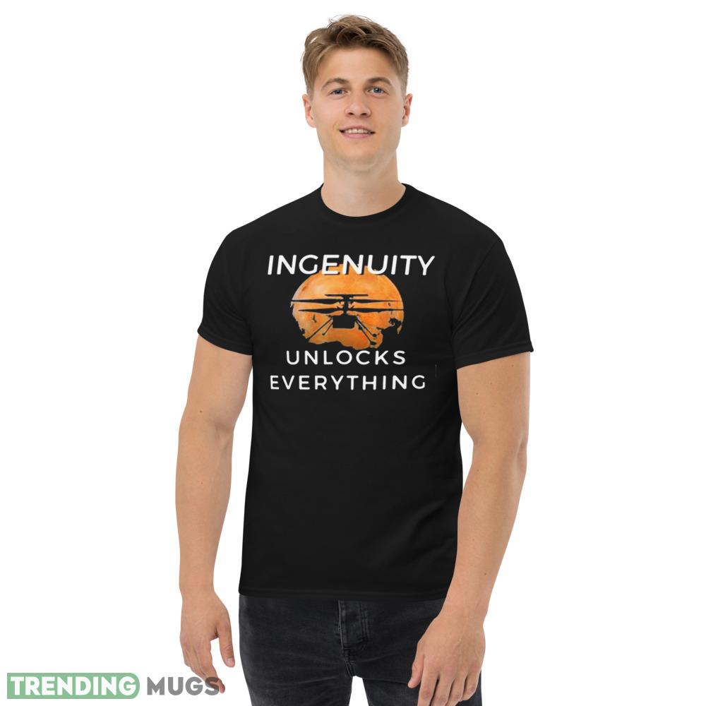 Great Ingenuity Unlocks Everything Perseverance Rover Nasa Shirt Dark Shirt Great Ingenuity Unlocks Everything Perseverance Rover Nasa Shirt Dark Shirt